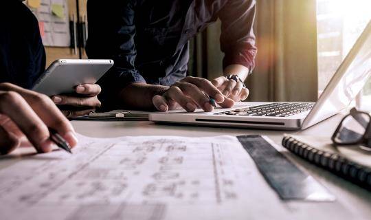 business planning couple