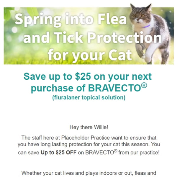 Feline BRAVECTO® Rebate Campaign