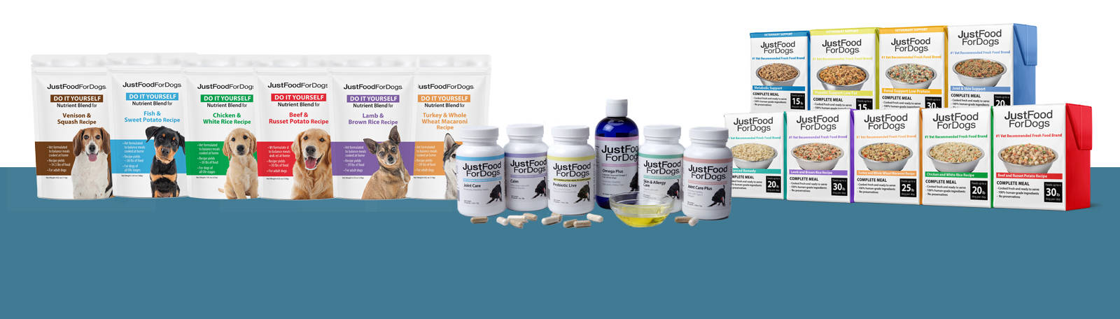 JustFoodForDogs packaging