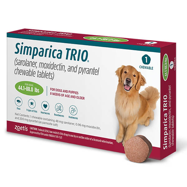 Simparica Trio packaging