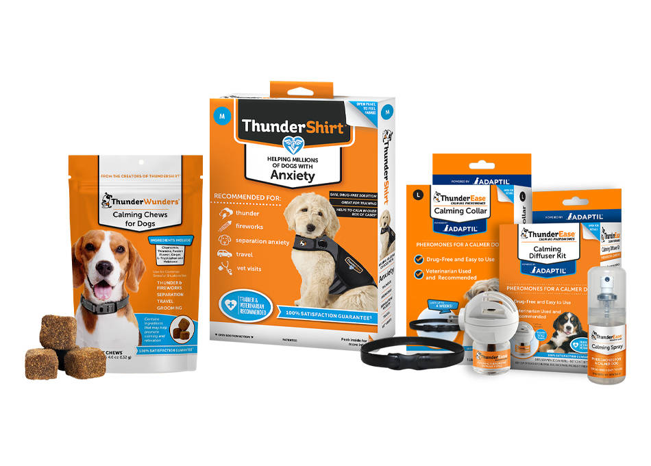 ThunderShirt, ThunderEase, ThunderWunders Product images