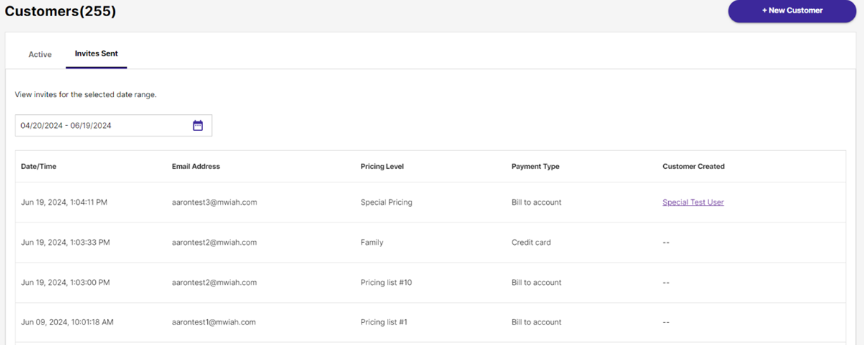 myAnimalRx customer invite tracking