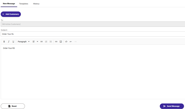 myanimalrx send email screenshot