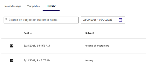 myanimalrx tracking sent messages screenshot
