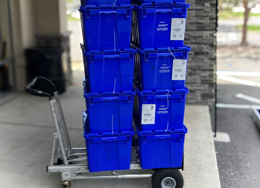 Sustainable Delivery Service | Reusable Totes and Courier Delivery